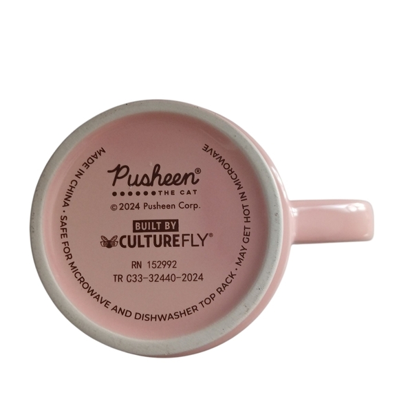 Pusheen X Culture Fly Cup Mug & Coaster Set Ceramic Cat Logo New Gift - Picture 6 of 11